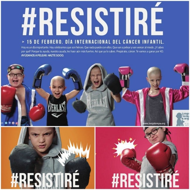 Campaña Resistiré en el Día Mundial del Cáncer Infantil